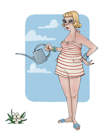 Gladys, '50s housewives