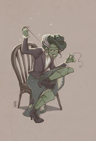Mrs Frankenstein, Spooktober challenge