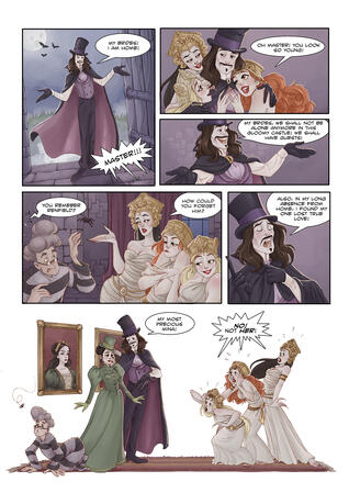Mina and the Brides, Short Story